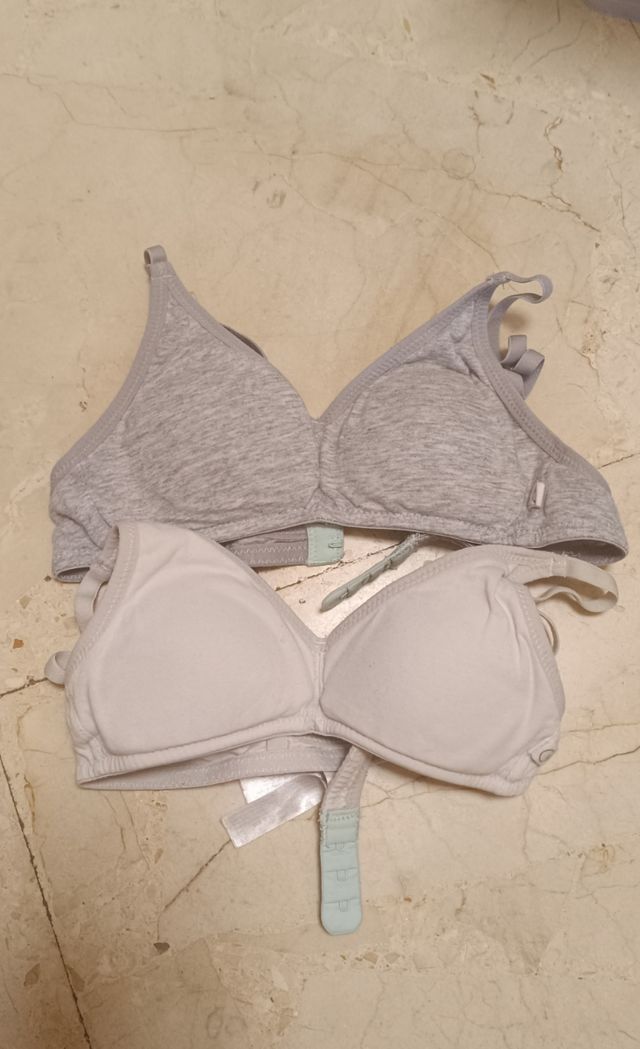 Lote 2 sujetadores pequeños niña AA