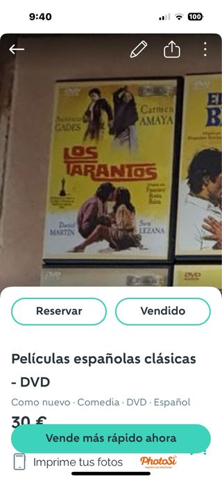 Película Los Tarantos DVD