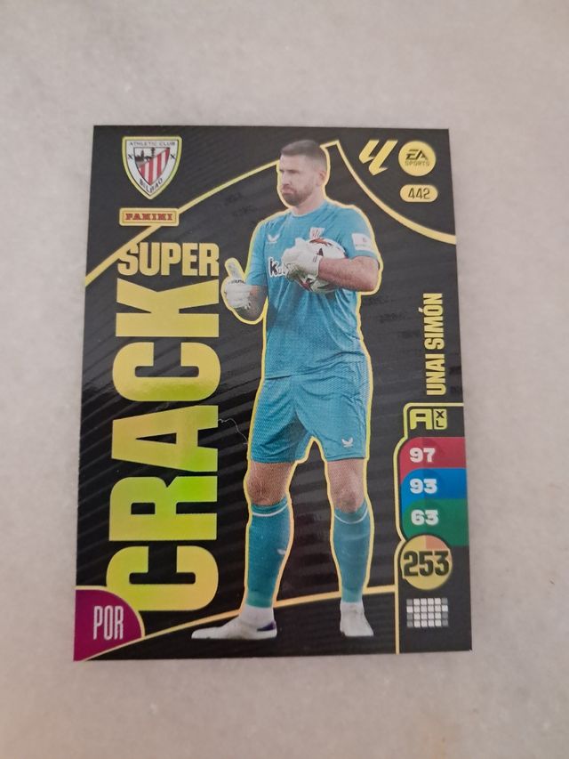 Cromo Panini Adrenalyn Unai Simón Súper Crack
