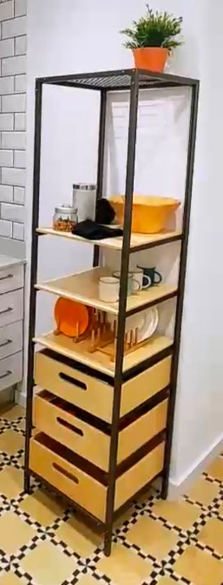 Estantería Ikea Hierro y Madera