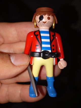 Playmobil Pirata con parche y espada