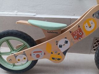 Bicicleta madera sin pedales infantil