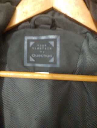 Chaqueta Quechua Negra Talla 4XL Montaña