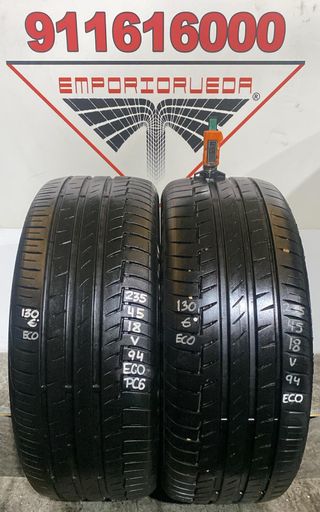 235 45 18 V CONTINENTAL RUEDA AL 90% VIDA UTIL