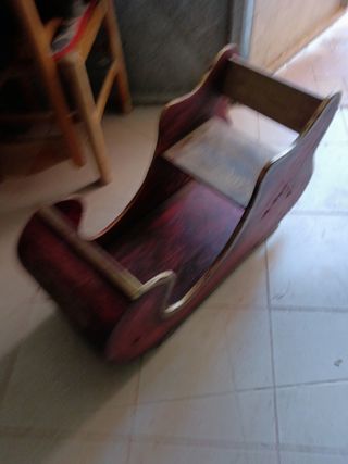 Slitta natalizia legno 70x30