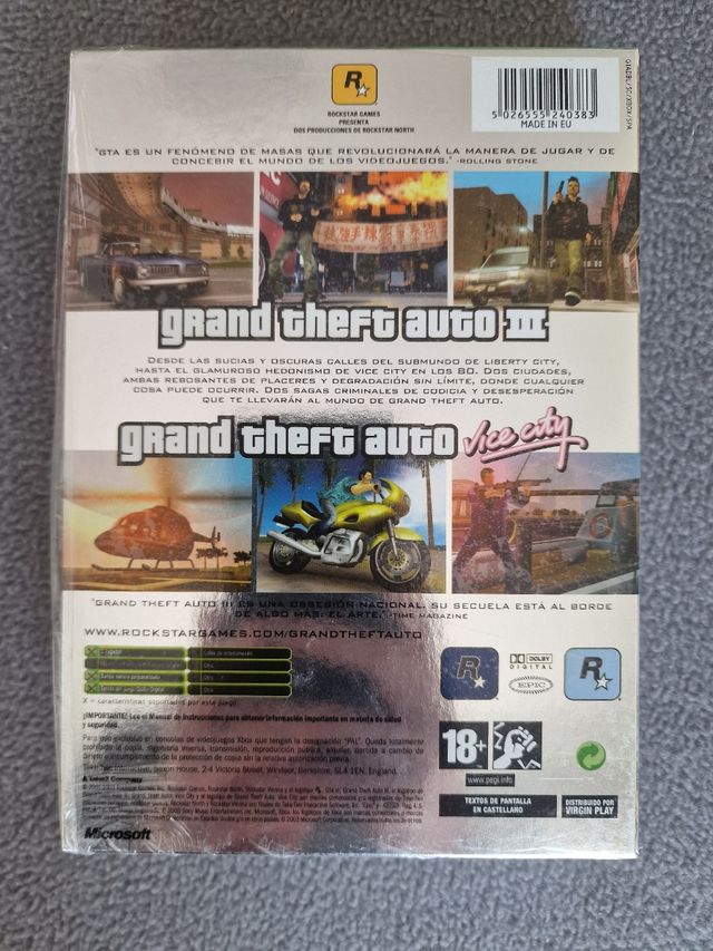 Pacchetto doppio Grand Theft Auto Xbox