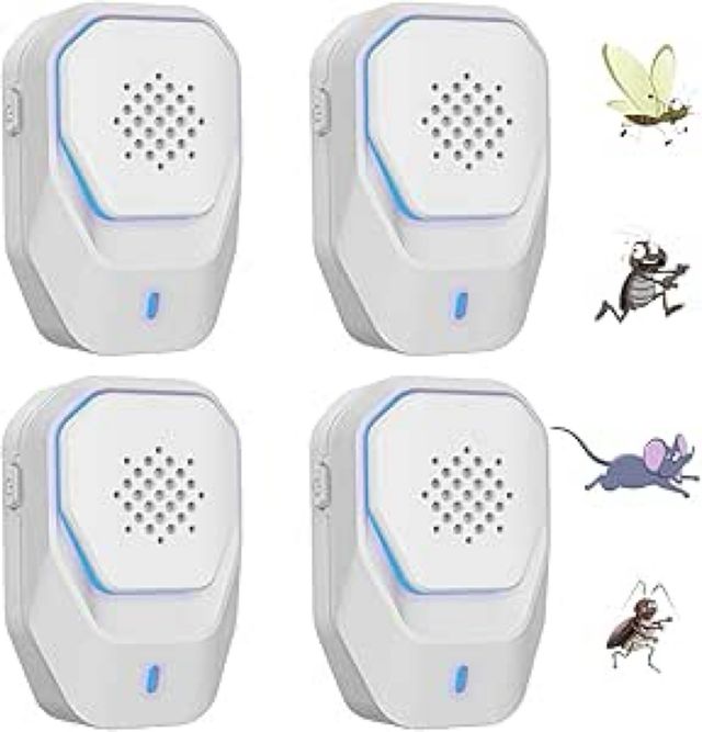 4 Repelentes Ultrasónicos de Plagas