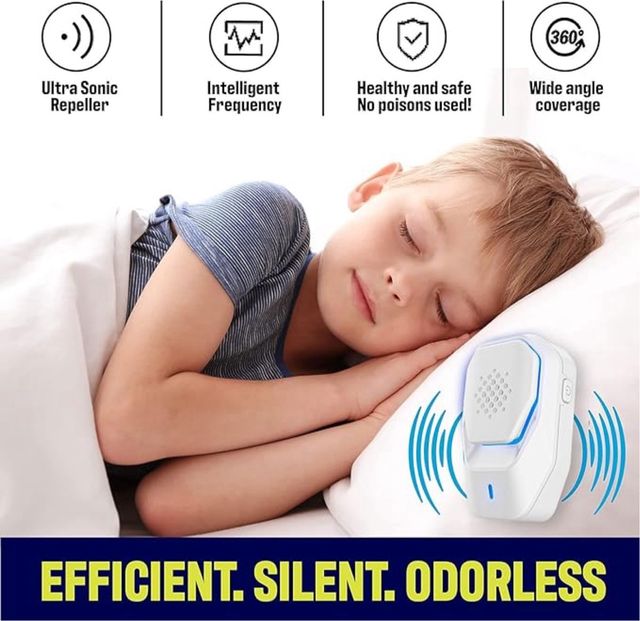 4 Repelentes Ultrasónicos de Plagas