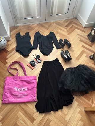 Conjunto Baile Flamenco Niña Negro