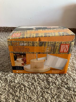 Cortador de queso IRIS con base giratoria