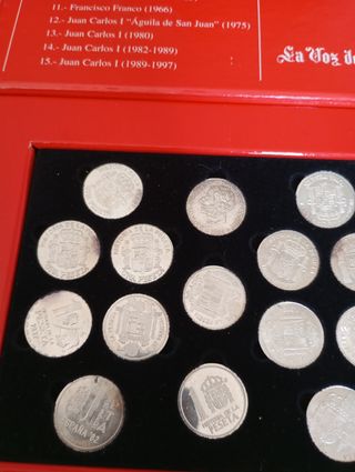 Historia de la Peseta: Monedas de Plata