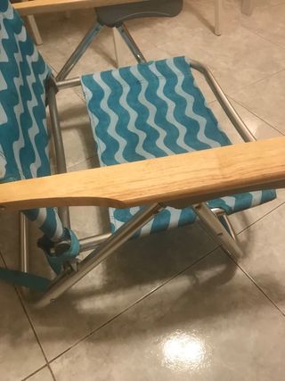 Sillas plegables PLAYA El Corte Inglés