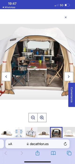 Carpa Decathlon 4 personas