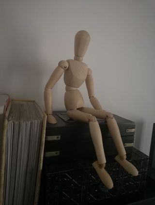 Figura Maniquí Madera Articulado Cuerpo Humano 