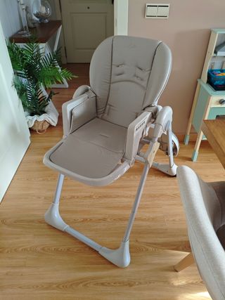 Trona bebe/niño Kinderkraft reclinable, color gris