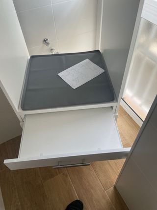 Mueble para lavadora blanco
1425x670x668