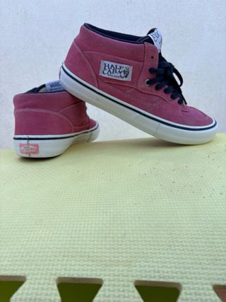 Vans Half Cab Pink Suede