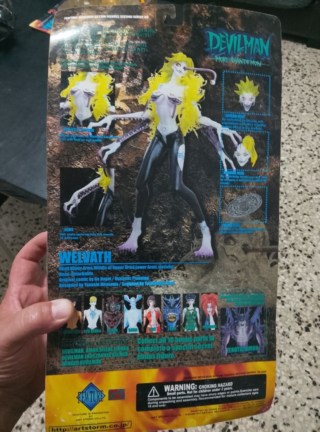 Devilman Action Figure Welvath vintage