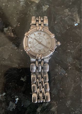 Reloj Maurice Lacroix Mujer Plata y Blanco