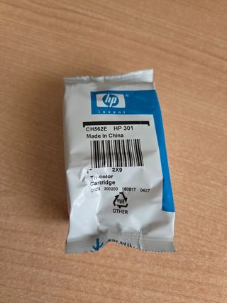 Cartucho HP 301 CH562E Tricolor