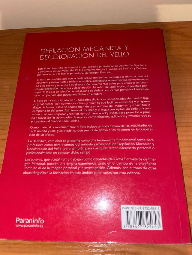 Depilación mecánica y decoloración del vello