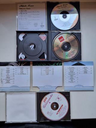 Lote discos Alfredo Kraus opera y zarzuela