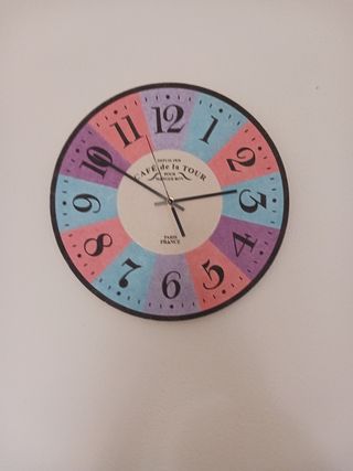 Reloj de arena  38cm con arena de colores