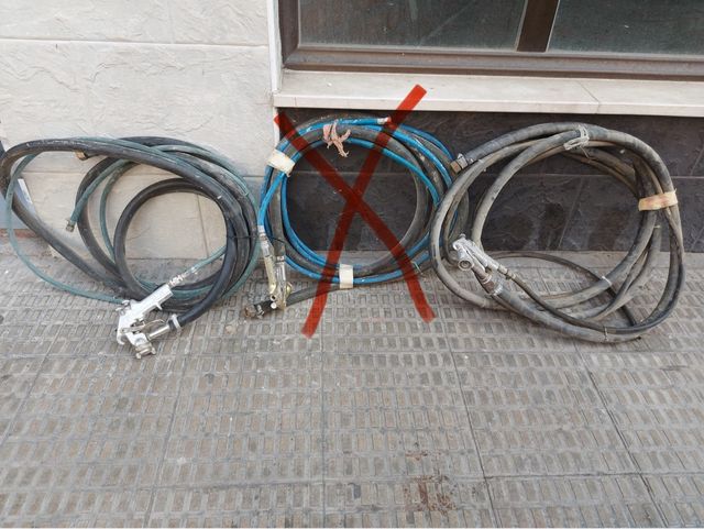 Manguera y pistolas para Gotelé