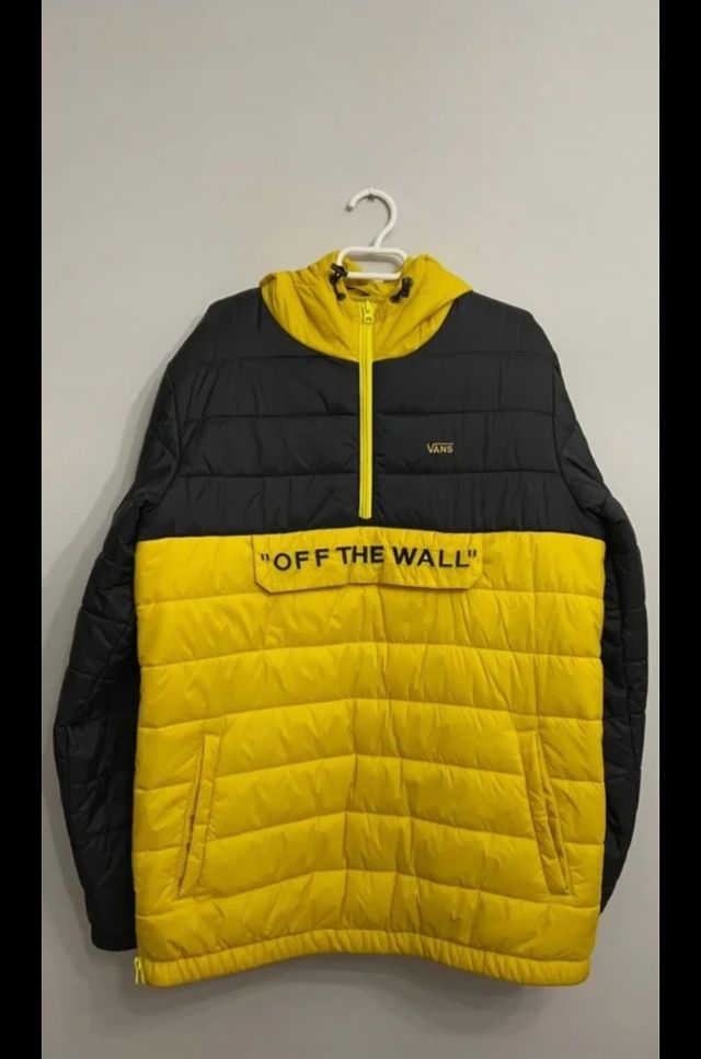 Plumífero Vans Off The Wall Negro/Amarillo