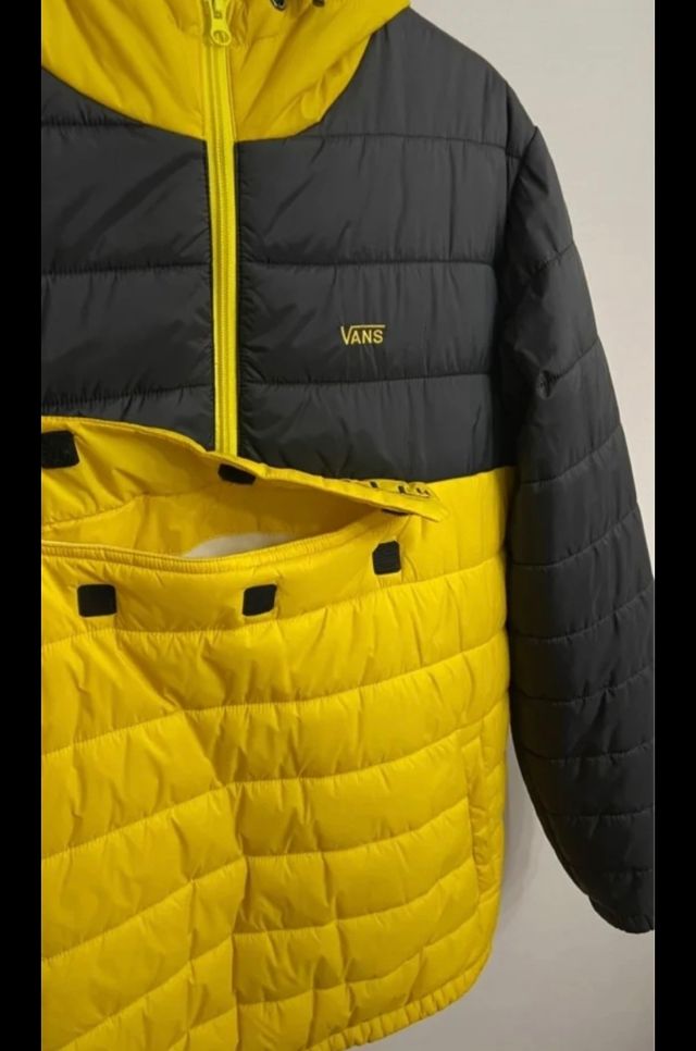 Plumífero Vans Off The Wall Negro/Amarillo