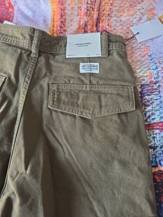 Pantalón Jack&Jones Talla 38 Verde