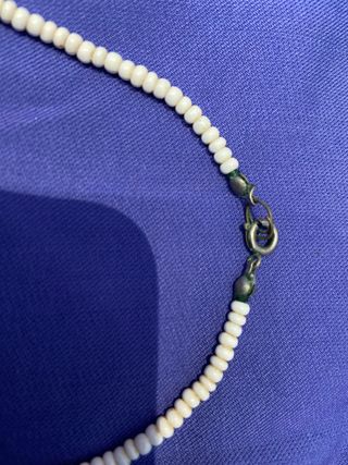 Collana anni '80 fiori gialli e verdi