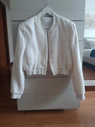 Bomber Zara Blanca