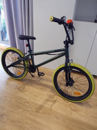 Bici BMX Verde 20 Wipe 500 (9-14 Años)