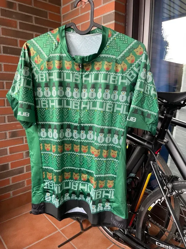 Maillot Ciclismo Huub Navideño Talla M