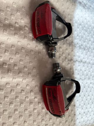 Pedales Bicicleta Selle San Marco Rojos