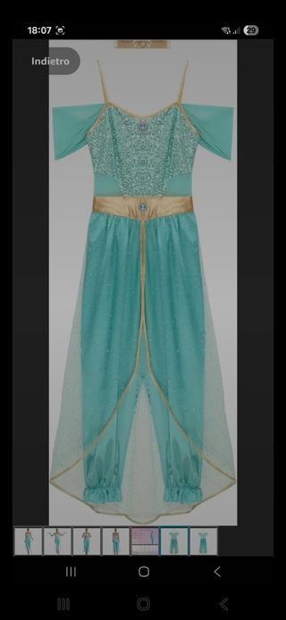 Costume Jasmine Aladdin M