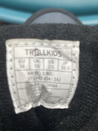 Botas Trollkids impermeables niña/niño Talla 34