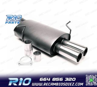 SILENCIOSO ESCAPE PARA BMW SERIE 3 E46 1998-2001 x2