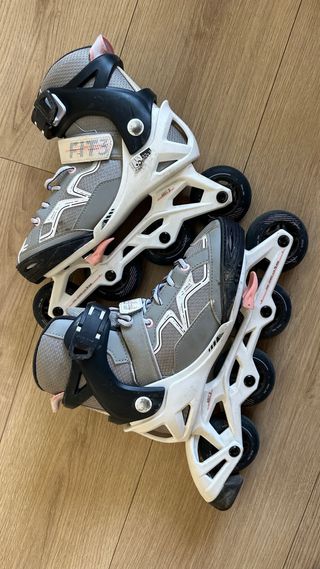 Patines Oxelo Fitness Gris Talla 32-35