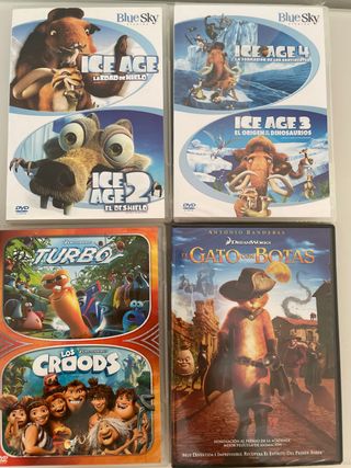 Pack 4 Películas DVD Infantiles (Español)