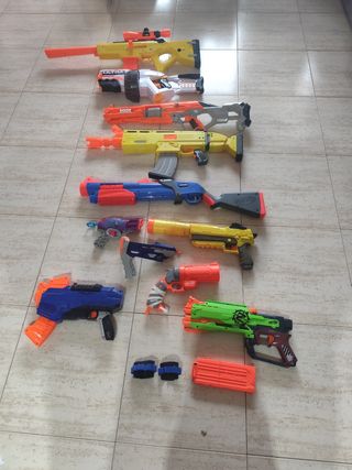 Lote de pistolas Nerf