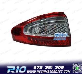 PILOTO IZQ PARA FORD MONDEO IV 4P 10-14 LED BLANCO ROJO