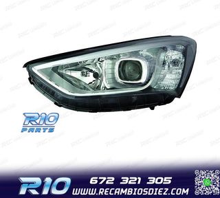 FARO IZQ HYUNDAI SANTA FE 13-17 LUZ DIURNA LED