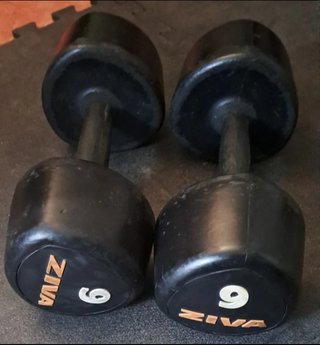 JUEGO MANCUERNAS ZIVA 9kg 8kg 6kg 3kg 2kg 1kg