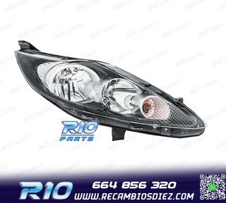 FARO DCH PARA FORD FIESTA MK7 3 5P 08-13 FONDO NEGRO
