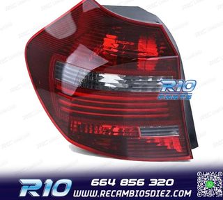 PILOTO LED IZQ BMW E81 E87 LCI 07-11 ROJO AHUMADO