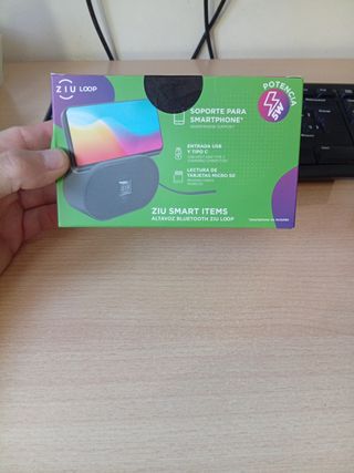 Altavoz Bluetooth Ziu Loop Soporte Smartphone