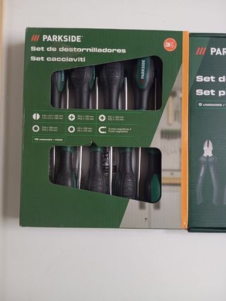 Set de Destornilladores y Alicates Parkside nuevo