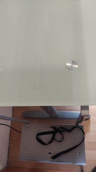 Mesa escritorio cristal